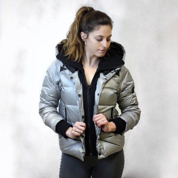 NWT –Alala City Puffer Jacket – Silver/Metallic S - Picture 6 of 8